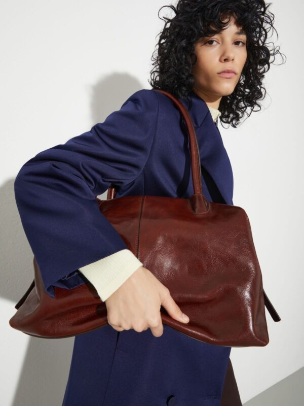 Shiny leather tote bag 10 Shiny leather tote bag - Slika 5
