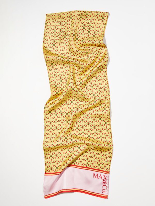 Printed silk-twill scarf 5 Printed silk-twill scarf - Slika 2