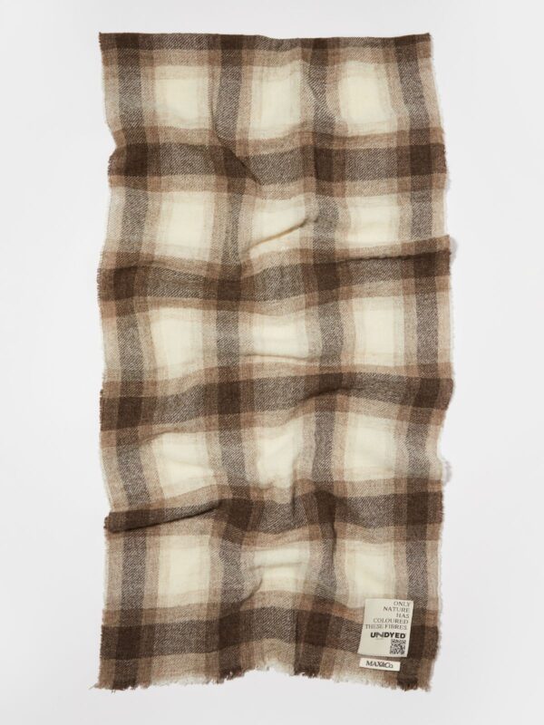 Undyed wool-blend stole 6 Undyed wool-blend stole - Slika 2
