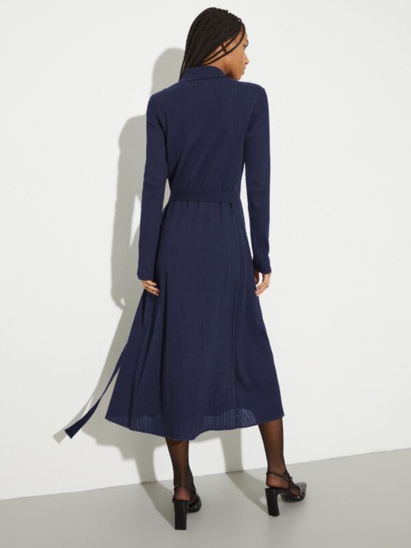 Textured jersey midi shirt dress 7 Textured jersey midi shirt dress - Slika 2