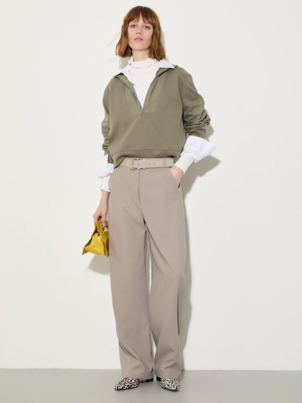 Jersey and nylon sweatshirt 8 Jersey and nylon sweatshirt - Slika 4