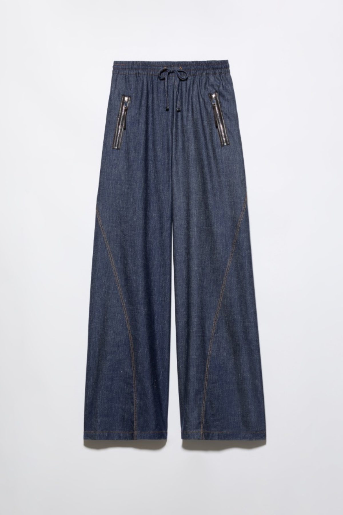 MAX&Co. – Pantalone od pamuka i lana sa efektom teksasa 2 5 49