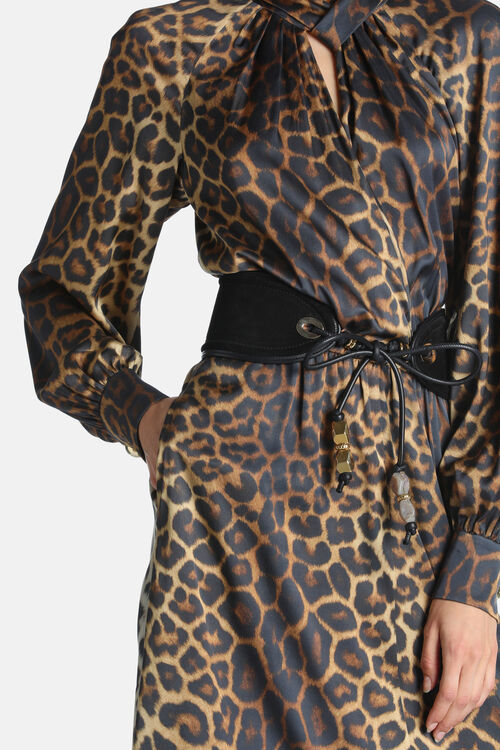 Luisa Spagnoli – Midi haljina sa animal printom 3 10394453936a1ff9801f8224 22585893 02860360XX4