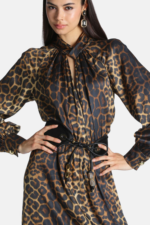 Luisa Spagnoli – Midi haljina sa animal printom 2 2785592256a1ff97fdfc622 73206447 02860360XX3