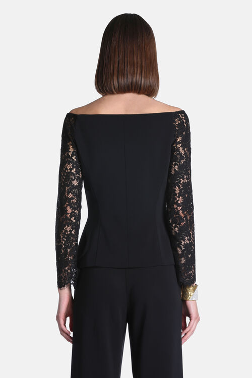 Luisa Spagnoli – Bluza sa čipkanim rukavima 1 5969711106a1ff9f75cd469 11785522 02862130XX2